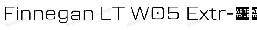 Finnegan LT W05 Extr字体转换